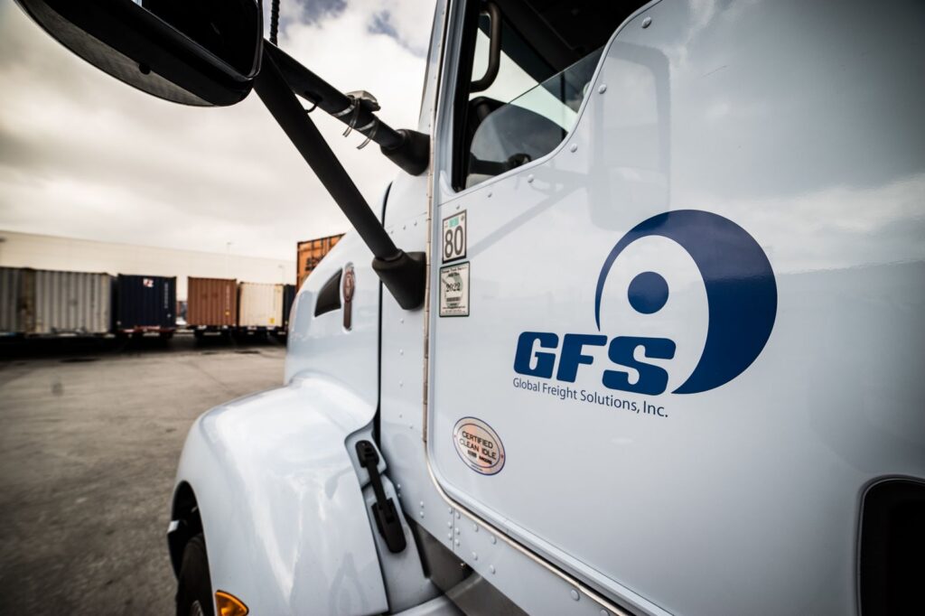 GFS food-grade tractor at the Carson, California yard