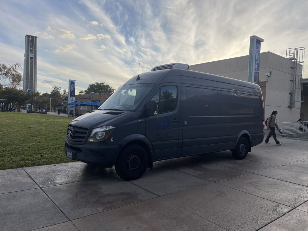 GFS Sprinter van for final-mile food-grade delivery